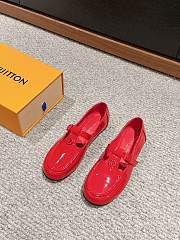 Louis Vuitton LV Soho Flat Mary Jane Red - 4