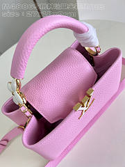 Louis Vuitton LV Capucines Bag BB Pink 27cm - 3