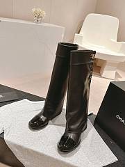 Chanel Black Long Boots - 1