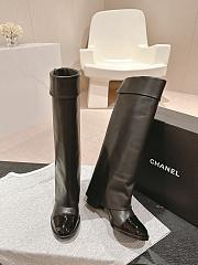 Chanel Black Long Boots - 5