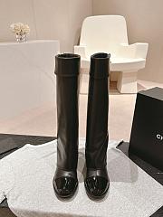 Chanel Black Long Boots - 2