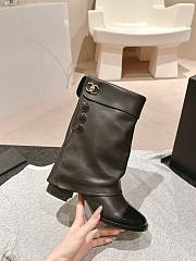 Chanel Black Short Boots - 2