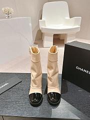 Chanel Beige Short Boots - 4