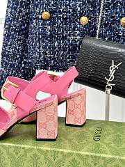 Gucci Pink Sandal Heel 8cm - 5