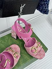 Gucci Pink Sandal Heel 8cm - 2