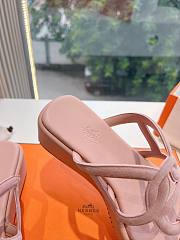 Hermes Gipsy Sandal Nappa Leather Pink - 2