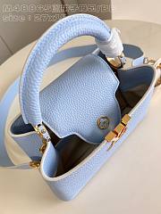 Louis Vuitton LV Capucines BB Blue Cutie Accessory 26.5 x 17.5 x 9 cm - 4