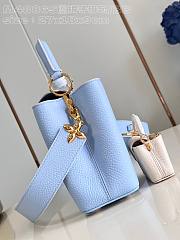 Louis Vuitton LV Capucines BB Blue Cutie Accessory 26.5 x 17.5 x 9 cm - 3