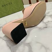 Gucci Women's Slide Sandal With Horsebit Pink 8cm - 6