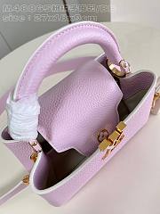 Louis Vuitton LV Capucines BB Pink Cutie Accessory 26.5 x 17.5 x 9 cm - 4