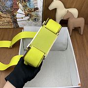 Hermes Geta Yellow Chevre 20cm - 5