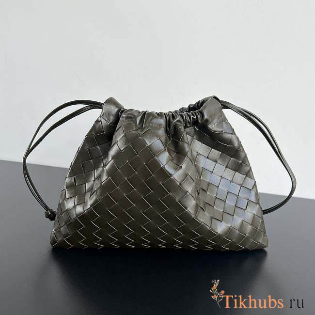 Bottega Veneta Medium Dustbag Khaki Green 32x23cm - 1