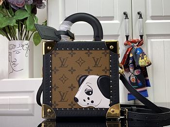 Louis Vuitton LV Mini Square Trunk Dalmatien 17 x 17 x 8 cm