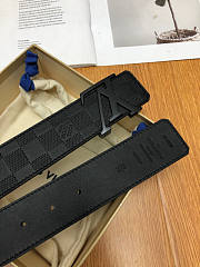 Louis Vuitton LV Damier Black belt 4cm - 5