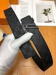 Louis Vuitton LV Damier Black belt 4cm - 4