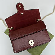 Gucci Dionysus Super Mini Bag Red Wine 17.5x11x6.5cm - 4