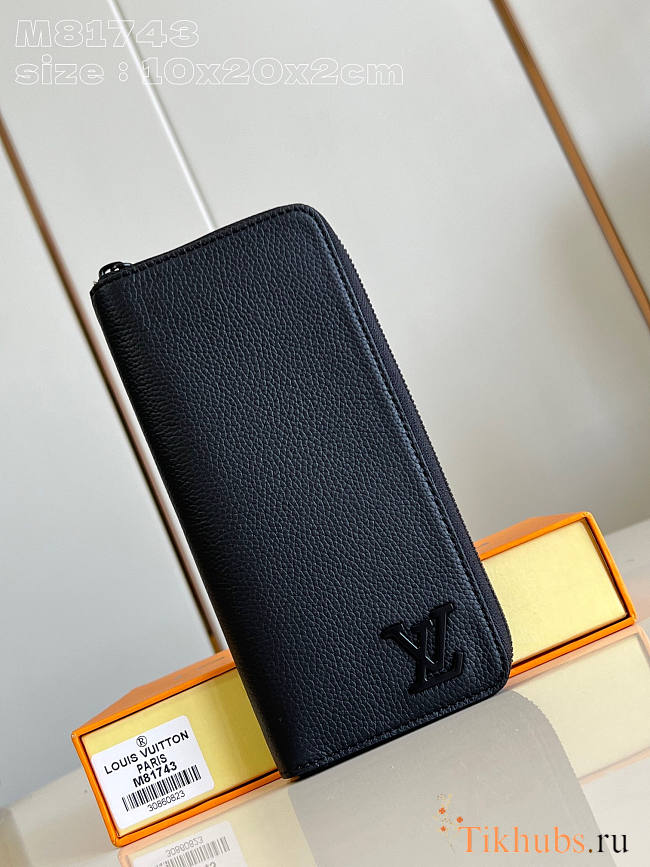 Louis Vuitton LV Zippy Wallet Black 10 x 20 x 2 cm - 1