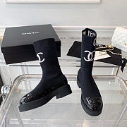 Chanel Short Boots Black - 4