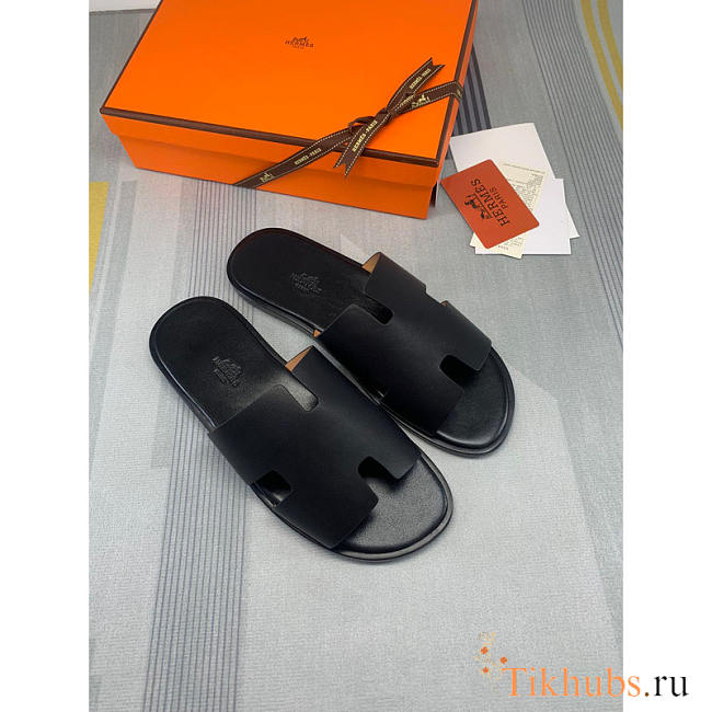 Hermes Izmir Sandal Black - 1