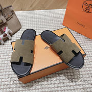 Hermes Izmir Sandal Vert Toundra - 3