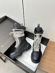 Rick Owens Laceup Bozo Tractor Boots - 4