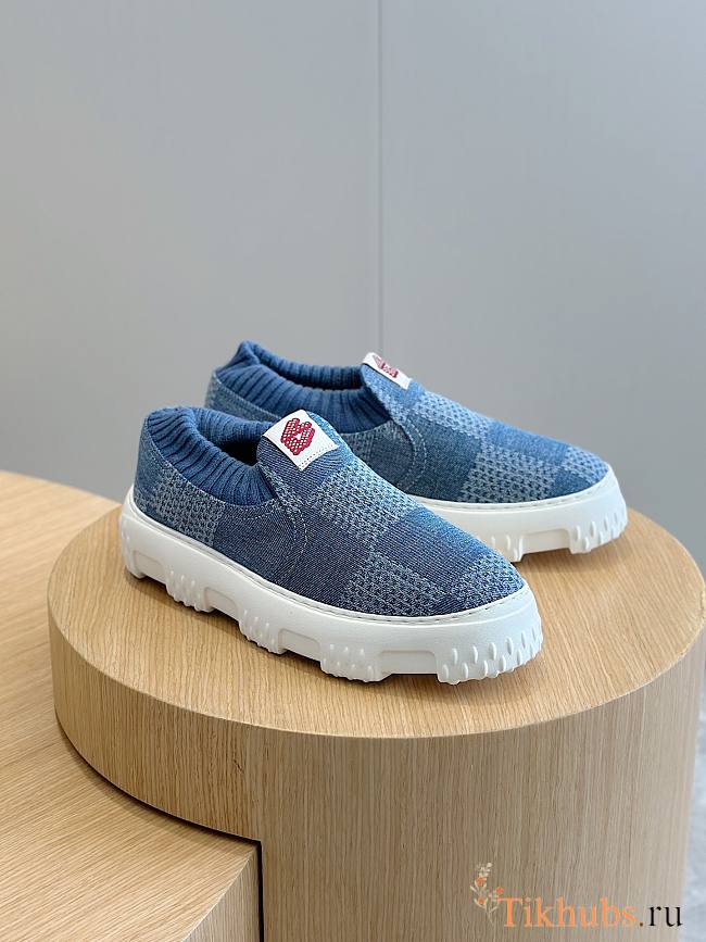 Louis Vuitton LV Space Lander Slip On Blue - 1