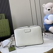 Gucci Small GG Crossbody Bag With Tag White 24x16.5x4.5cm - 1