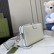 Gucci Small GG Crossbody Bag With Tag White 24x16.5x4.5cm - 6