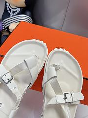 Hermes White Sandal - 2