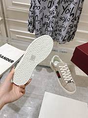 Gucci Ace Sneaker Web Beige Suede - 2