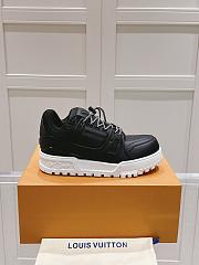 Louis Vuitton LV Trainer Maxi Black White Sneaker - 1