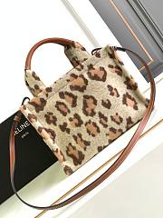 Celine Small Cabas Thais Leopard Calfskin 25.5 x 18.5 x 12 cm - 5