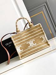 Celine Small Cabas Thais Striped Triomphe 25.5 x 18.5 x 12 cm - 1