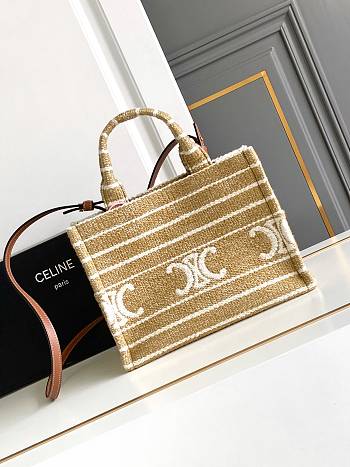 Celine Small Cabas Thais Striped Triomphe 25.5 x 18.5 x 12 cm