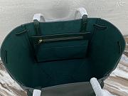 Celine Small Cabas Phantom Soft Grained Green 27x31x17cm - 6