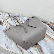 Celine Small Cabas Phantom Soft Grained Grey 27x31x17cm - 6