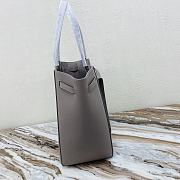 Celine Small Cabas Phantom Soft Grained Grey 27x31x17cm - 5