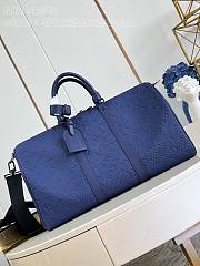 Louis Vuitton LV Keepall Bandoulière 50 Sapphire 50 x 29 x 23 cm - 1