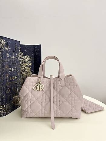 Dior Medium Toujours Bag Pale Pink 28.5x19x21cm