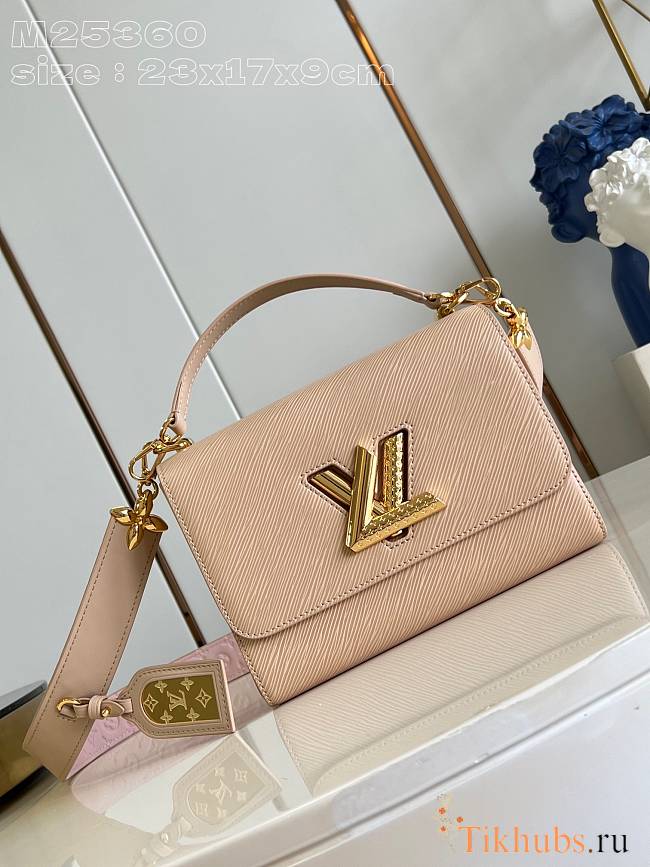 Louis Vuitton LV Twist MM Macchiato 23 x 17 x 9.5 cm - 1