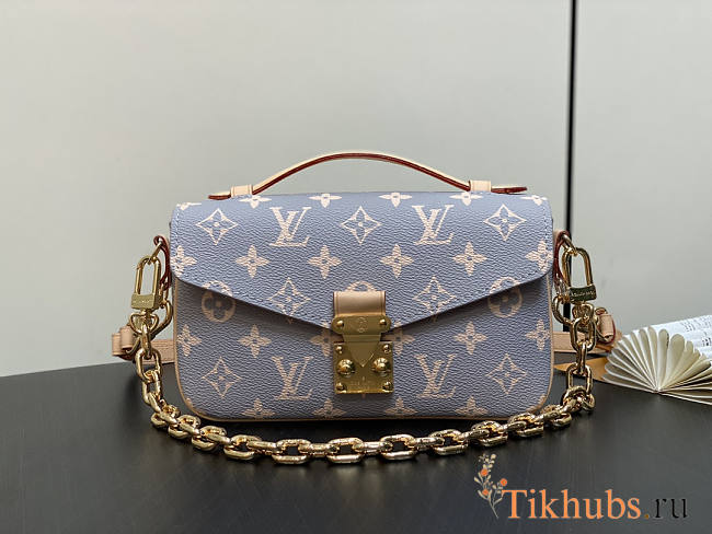 Louis Vuitton LV Pochette Métis East West Trianon Gray 21.5 x 13.5 x 6 cm - 1