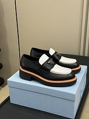 Prada Black White Loafer - 1