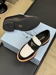 Prada Black White Loafer - 3