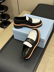 Prada Black White Loafer - 2