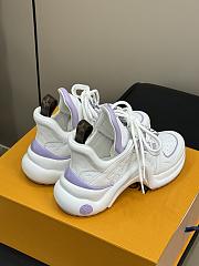 Louis Vuitton LV Archlight Sneaker White Purple - 4