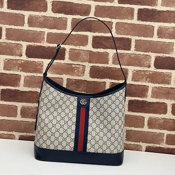 Gucci Ophidia GG Medium Blue Shoulder Bag 34x32x17cm