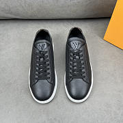 Louis Vuitton LV Resort Sneakers Black Leather - 4