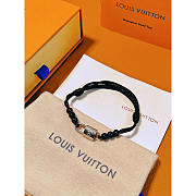 Louis Vuitton LV Silver Lockit Beads Bracelet - 1