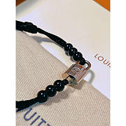 Louis Vuitton LV Silver Lockit Beads Bracelet - 4