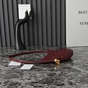 Bottega Veneta Solstice Mini Shoulder Bag Red Wine 28x18x5cm - 4